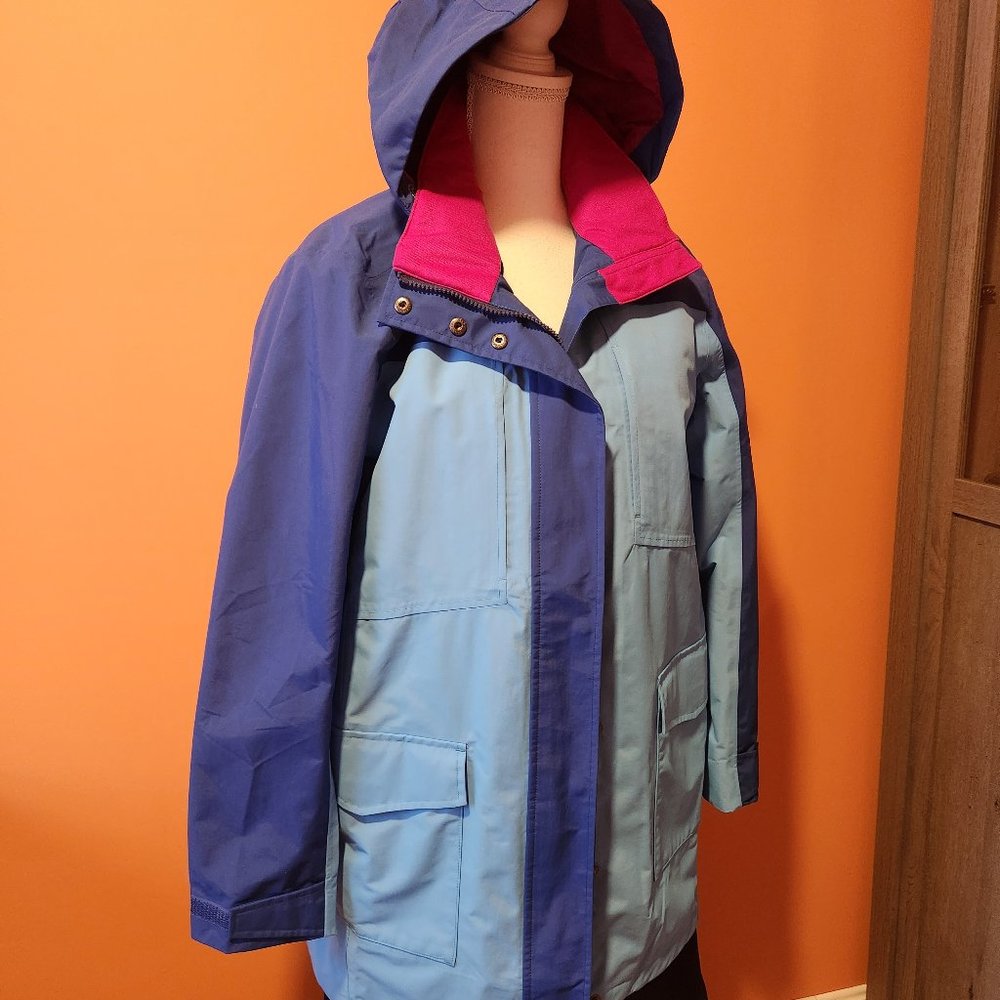 Lands END spring parka women's size L